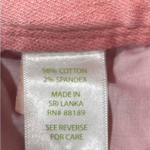 Lilly Pulitzer Worth Straight Leg Pants - Peachy Pink Color-Size Women’s 8 - Picture 13 of 16